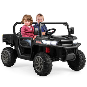 12V Ride-On Dump Truck with Dump Bed, Adjustable Safety Belt, and Lockable Doors Trend Times Variant 0