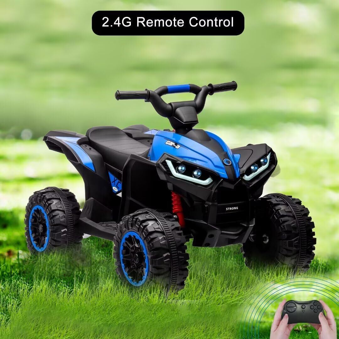 12V Electric Ride-On 4-Wheel Dual Drive ATV with Parent Remote Control for Kids Trend Times 14