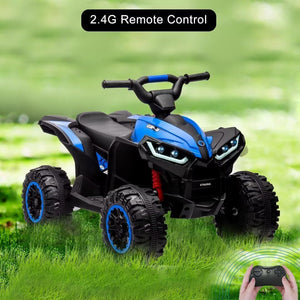 12V Electric Ride-On 4-Wheel Dual Drive ATV with Parent Remote Control for Kids Trend Times 14