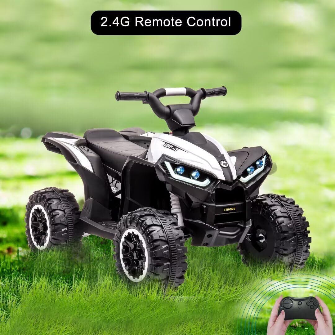 12V Electric Ride-On 4-Wheel Dual Drive ATV with Parent Remote Control for Kids Trend Times 19