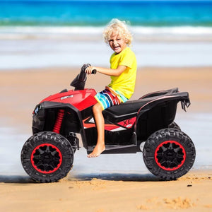 12V Electric Ride-On 4-Wheel Dual Drive ATV with Parent Remote Control for Kids Trend Times 2