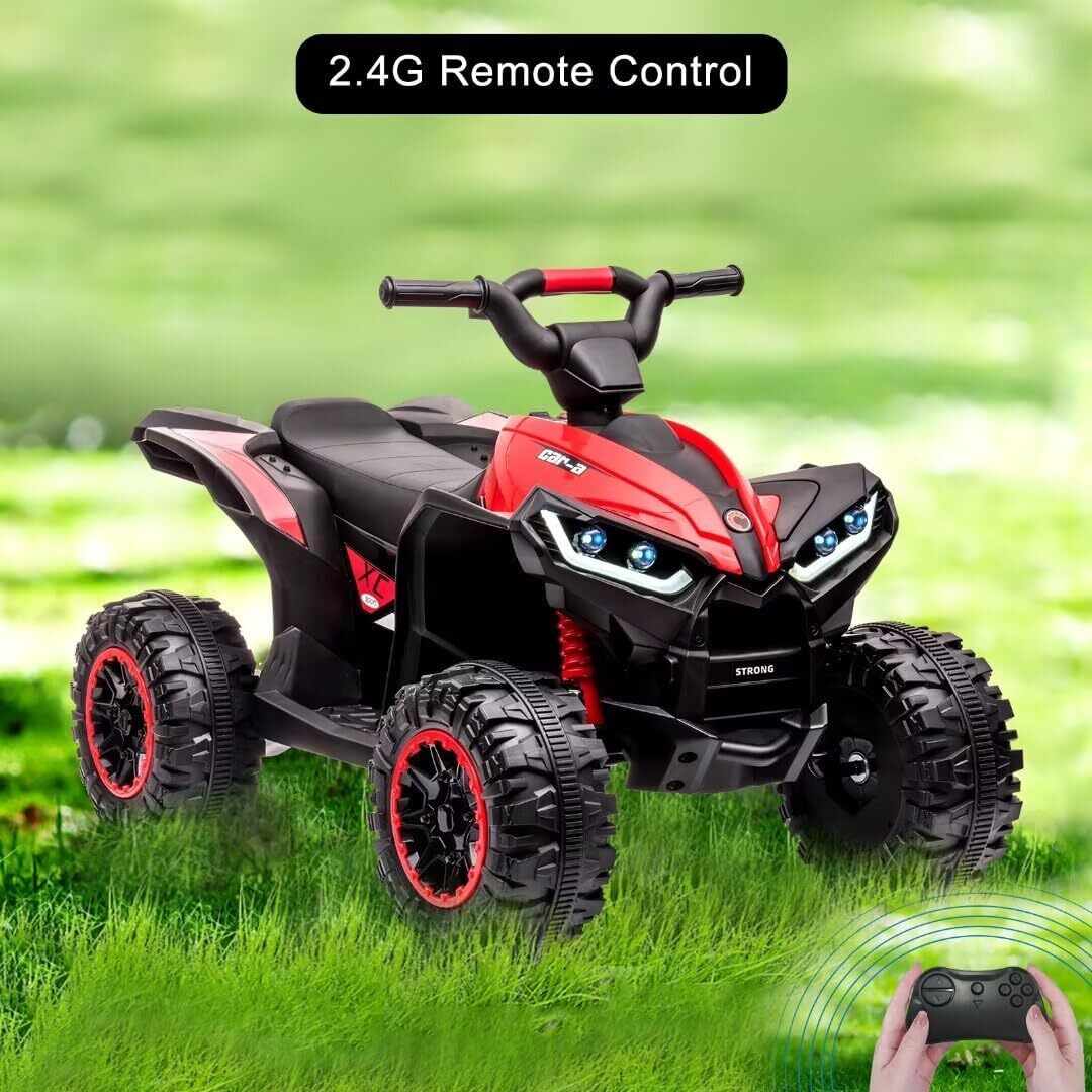 12V Electric Ride-On 4-Wheel Dual Drive ATV with Parent Remote Control for Kids Trend Times 5