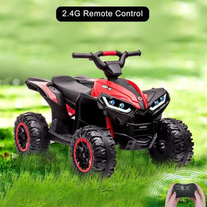 12V Electric Ride-On 4-Wheel Dual Drive ATV with Parent Remote Control for Kids Trend Times 5
