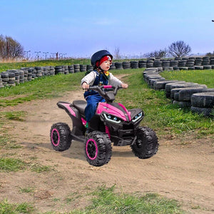 12V Electric Ride-On 4-Wheel Dual Drive ATV with Parent Remote Control for Kids Trend Times 7
