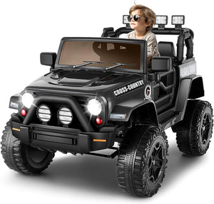 12V Electric Ride-On Power Wheel Truck Car for Kids 3-8 Years, 2-Seater Toy Vehicle Trend Times 11