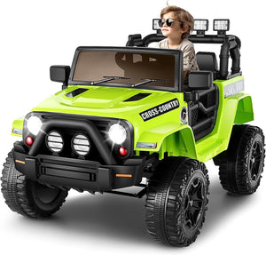 12V Electric Ride-On Power Wheel Truck Car for Kids 3-8 Years, 2-Seater Toy Vehicle Trend Times 15