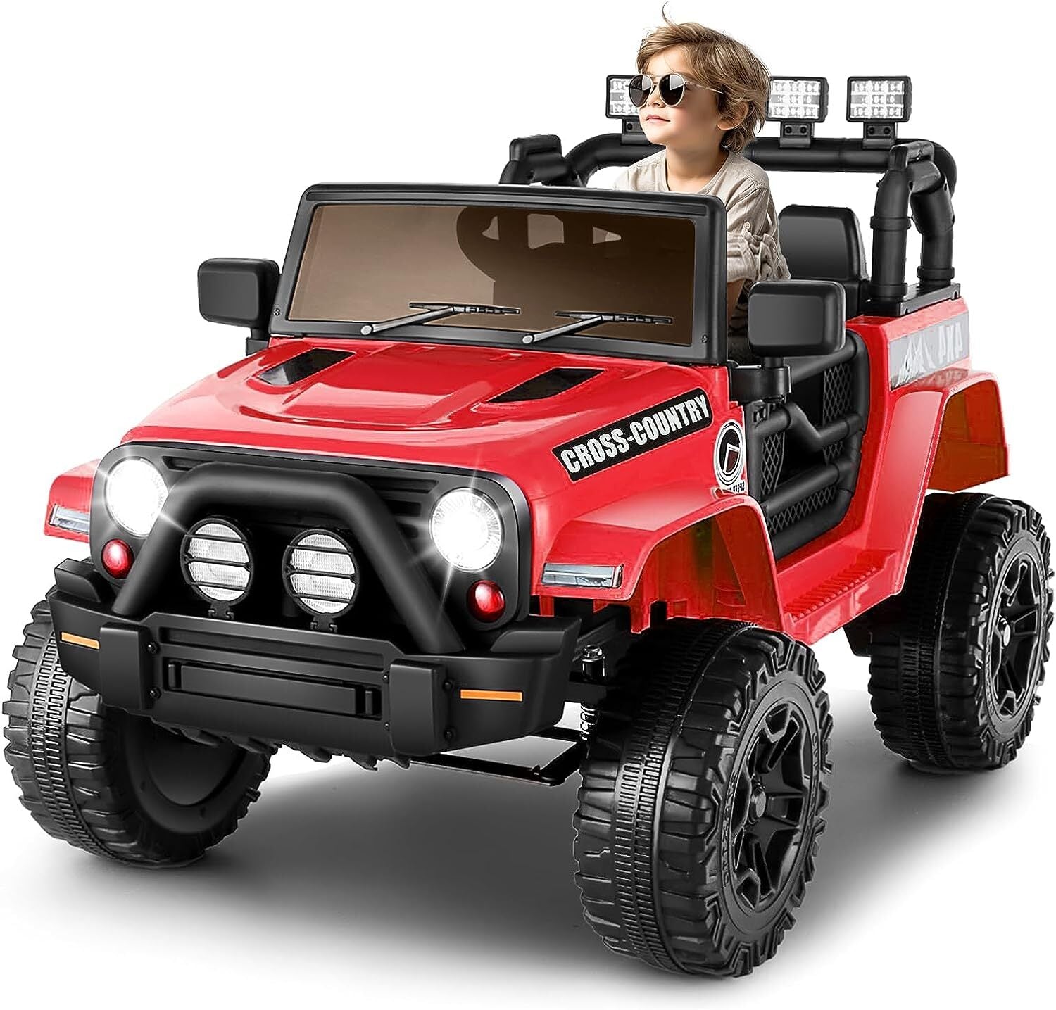 12V Electric Ride-On Power Wheel Truck Car for Kids 3-8 Years, 2-Seater Toy Vehicle Trend Times 17