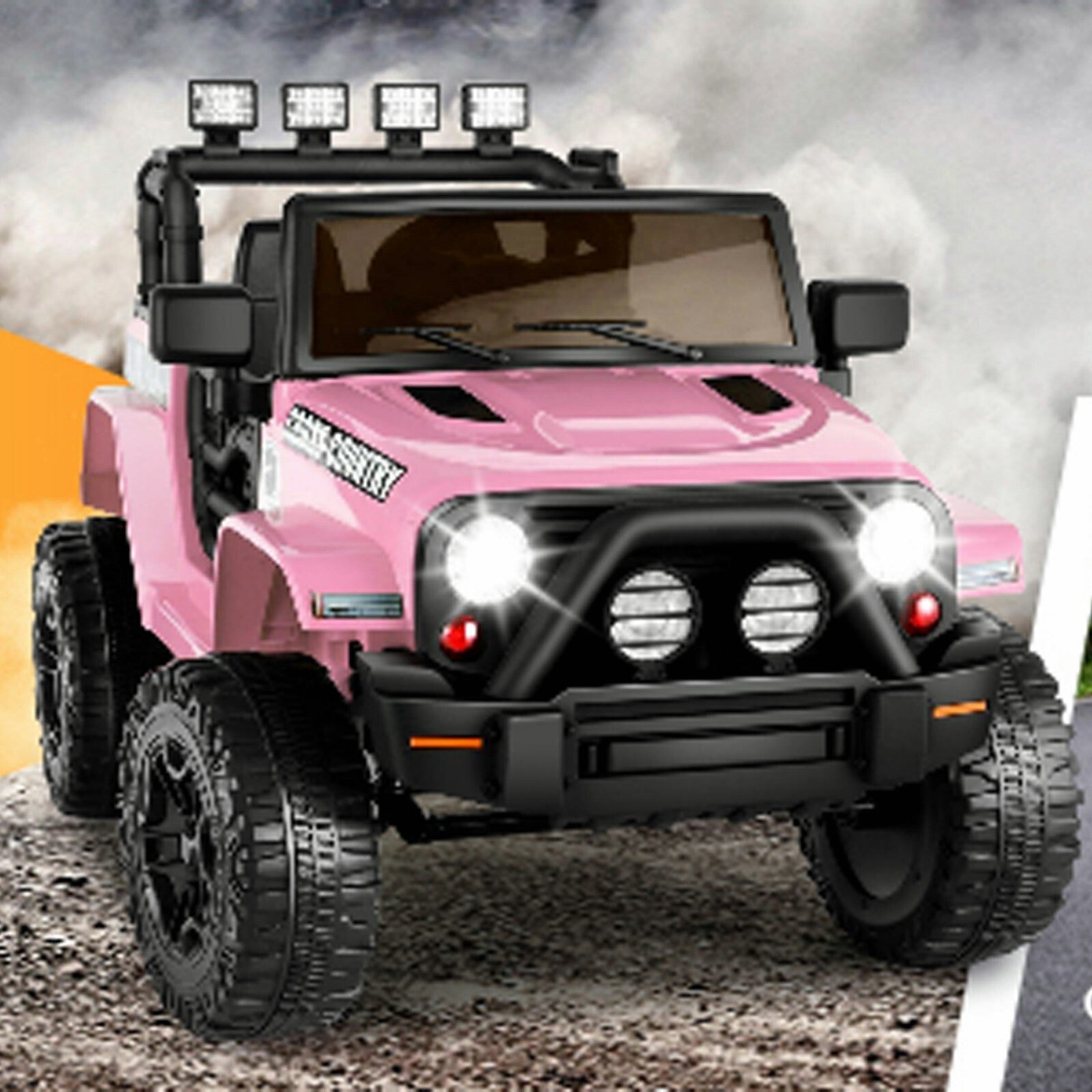 12V Electric Ride-On Power Wheel Truck Car for Kids 3-8 Years, 2-Seater Toy Vehicle Trend Times 19