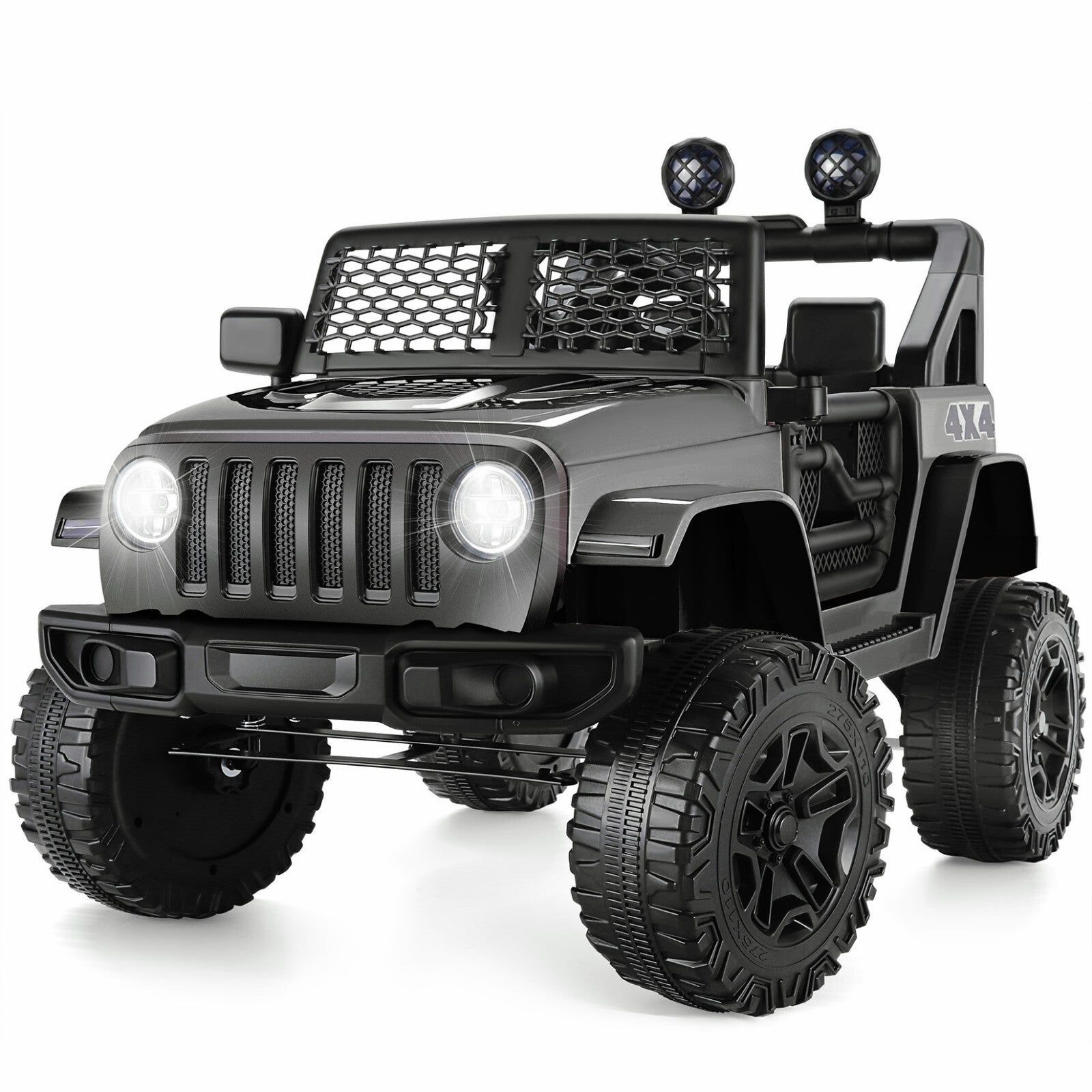 12V Electric Ride-On Power Wheel Truck Car for Kids 3-8 Years, 2-Seater Toy Vehicle Trend Times 24