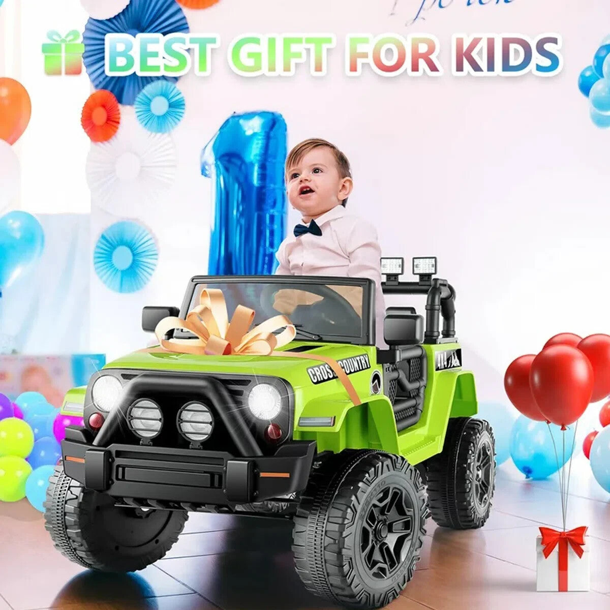 12V Electric Ride-On Car for Kids with Remote Control, Bluetooth, and LED Lights Trend Times 11
