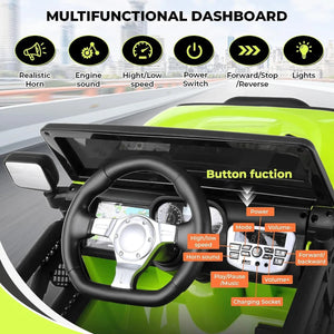 12V Electric Ride-On Car for Kids with Remote Control, Bluetooth, and LED Lights Trend Times 13