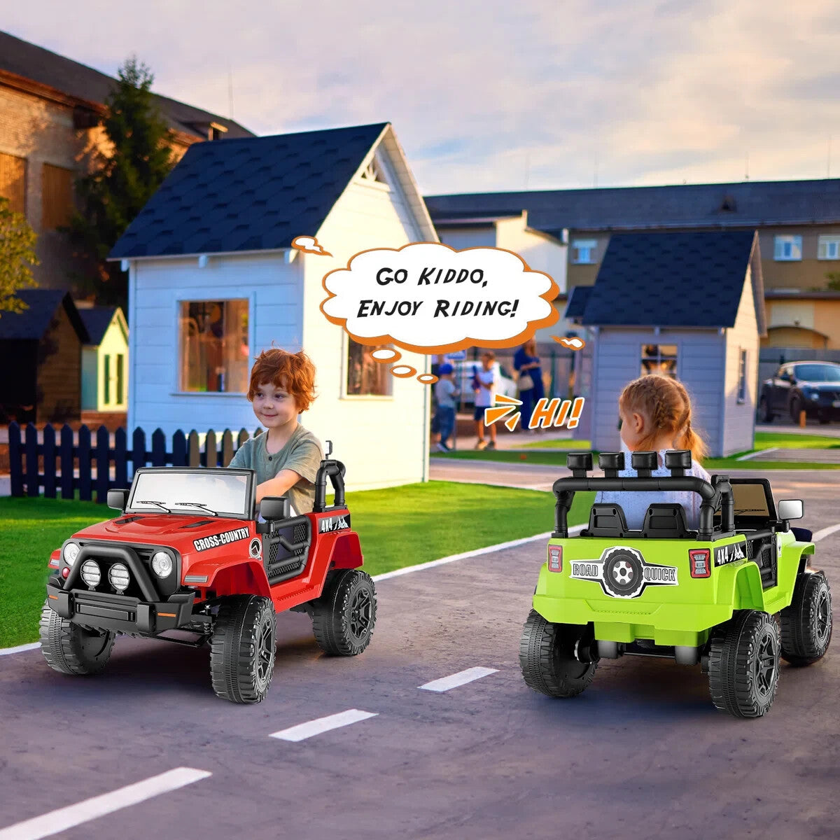 12V Electric Ride-On Car for Kids with Remote Control, Bluetooth, and LED Lights Trend Times 6