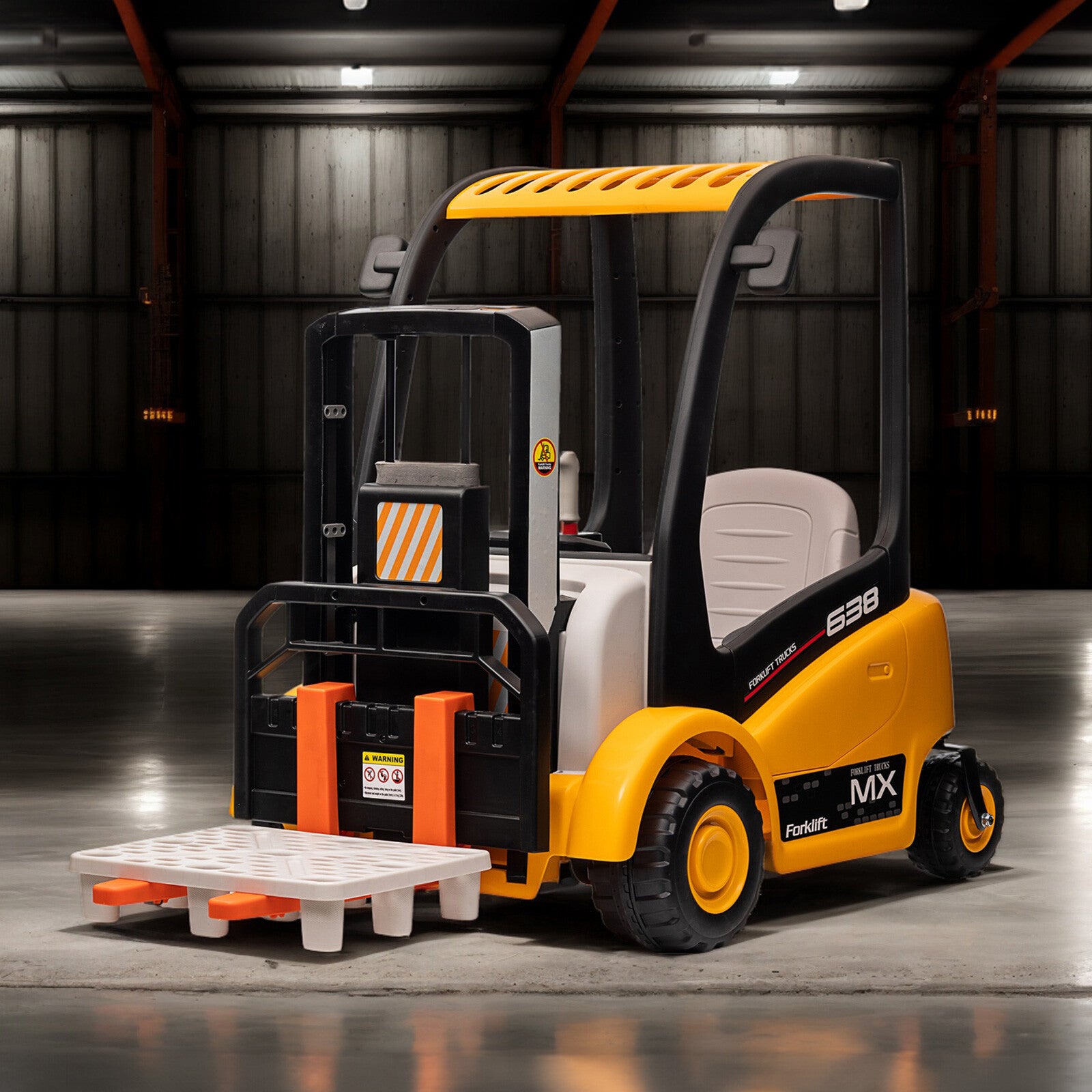 12V Electric Ride-On Forklift Construction Car with Bluetooth and Remote Control Trend Times 4