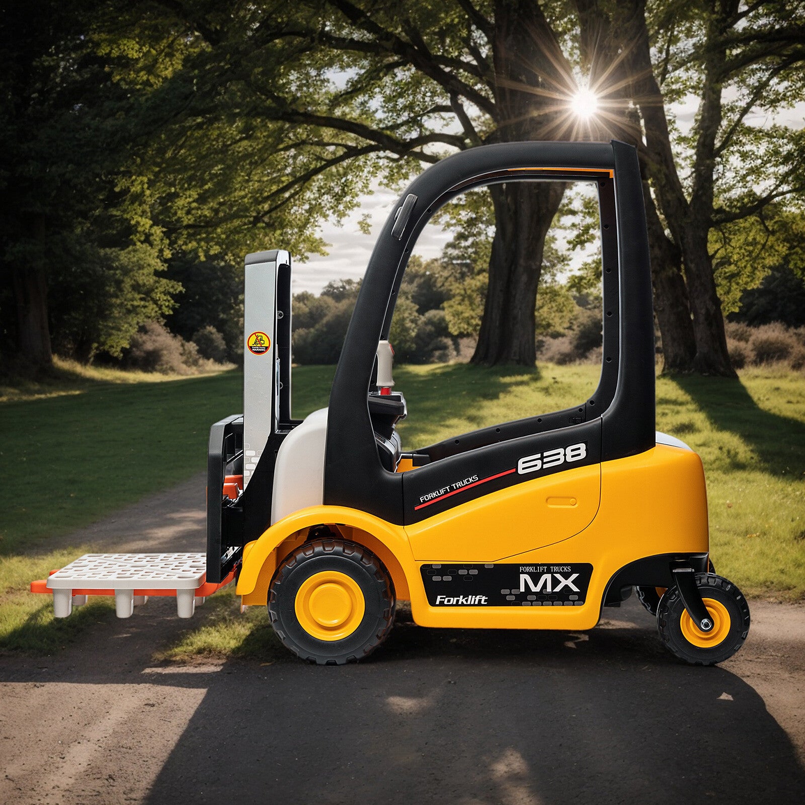 12V Electric Ride-On Forklift Construction Car with Bluetooth and Remote Control Trend Times 6