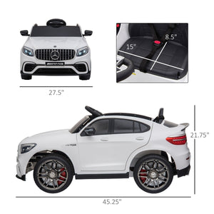 12V Ride-On Toy Car for Kids with Remote Control Mercedes AMG GLC63S Coupe Trend Times 2