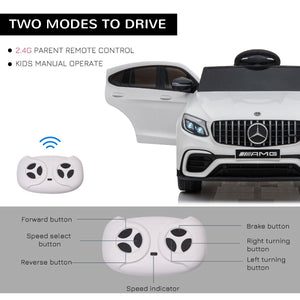 12V Ride-On Toy Car for Kids with Remote Control Mercedes AMG GLC63S Coupe Trend Times 5