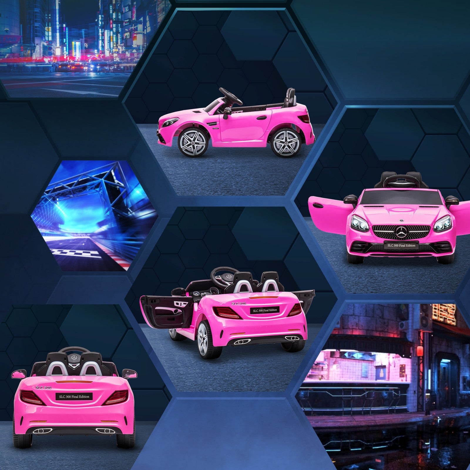 12V Pink Ride-On Toy Car for Kids with Remote Control Trend Times 7
