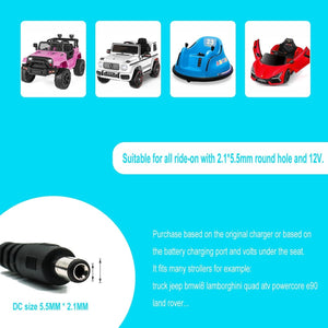 12V Ride-On Toy with Charger and LED Indicator for Safe Charging Trend Times 6