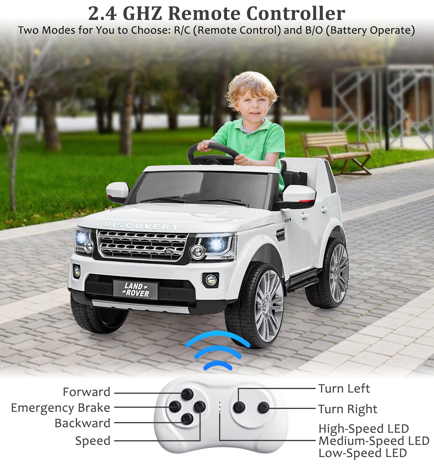 12V Electric Ride-On Car for Toddlers and Kids 3-8 with Parent Remote Control Trend Times 10