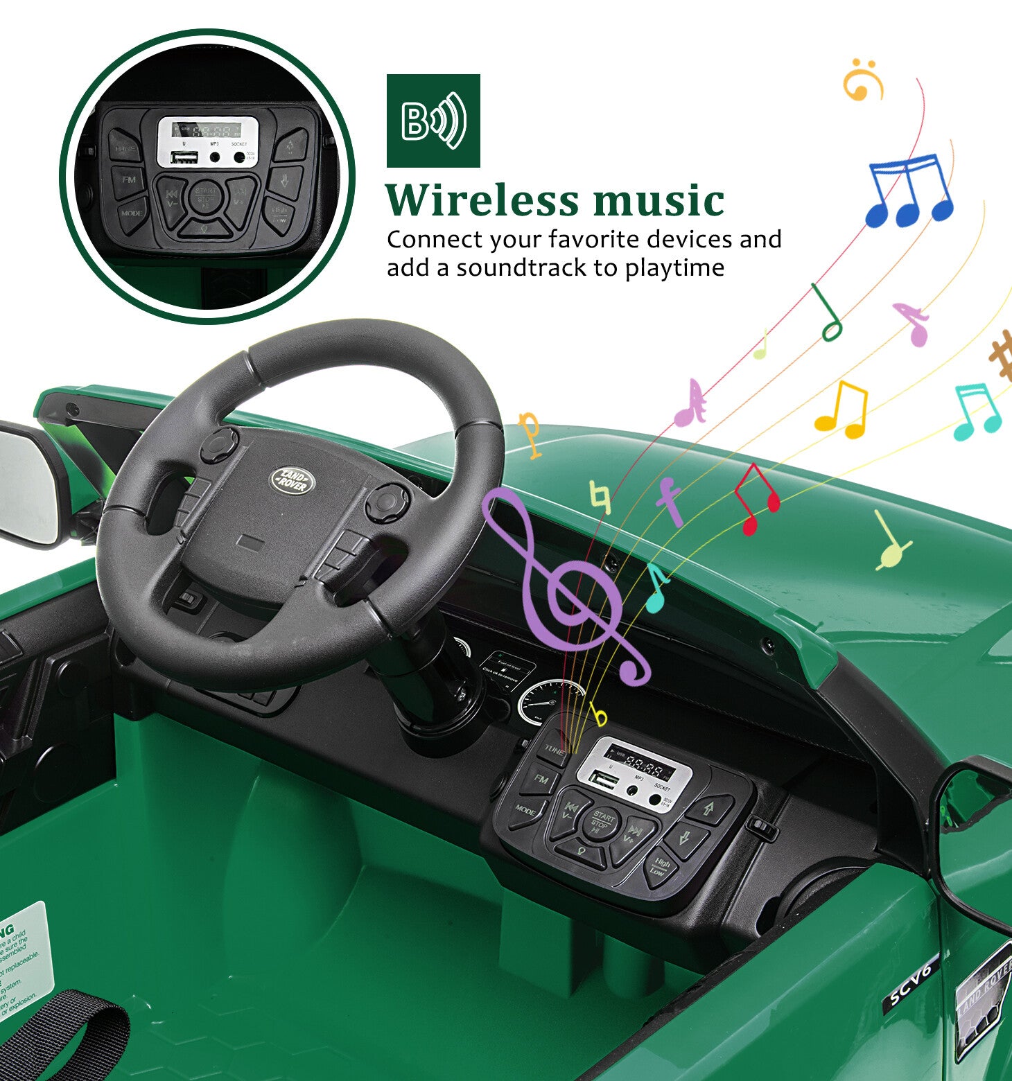 12V Electric Ride-On Car for Toddlers and Kids 3-8 with Parent Remote Control Trend Times 13