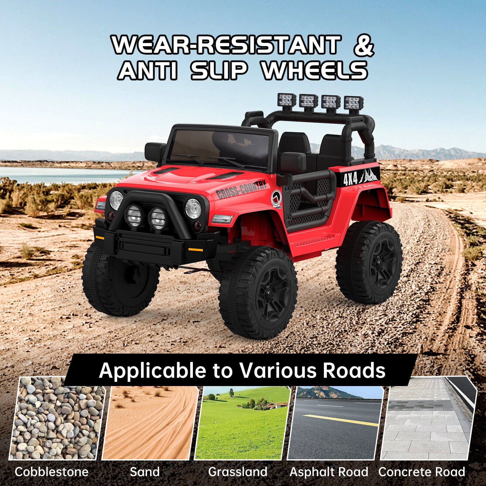 12V Battery-Powered Electric Ride-On Truck Car with Remote Control Trend Times 5