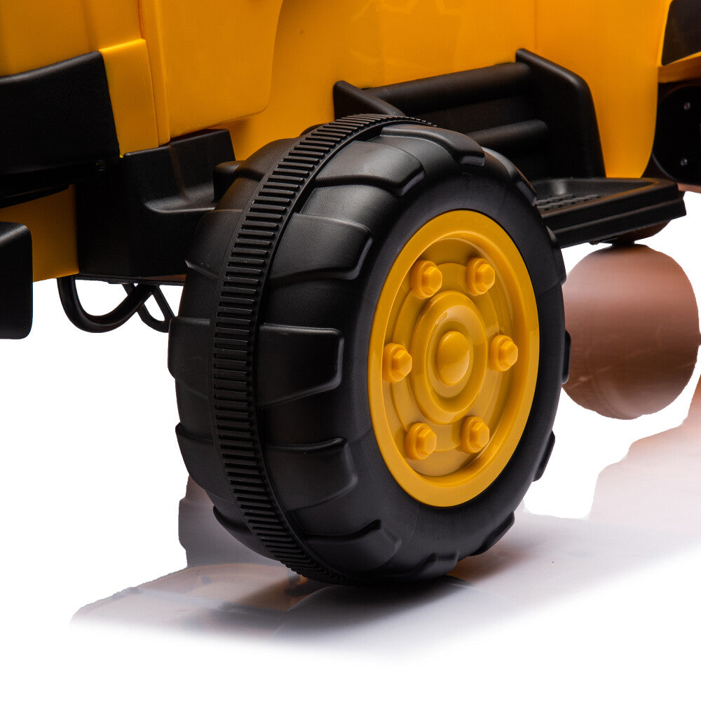 12V Electric Ride-On Tractor with Front Loader and Excavator for Kids Ages 3-6 Trend Times 11