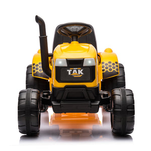 12V Electric Ride-On Tractor with Front Loader and Excavator for Kids Ages 3-6 Trend Times 28