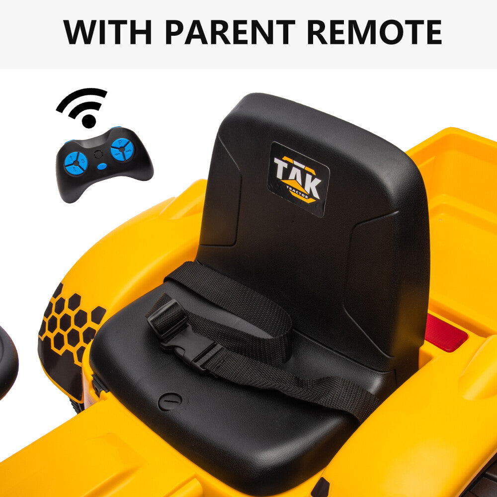 12V Electric Ride-On Tractor with Front Loader and Excavator for Kids Ages 3-6 Trend Times 5