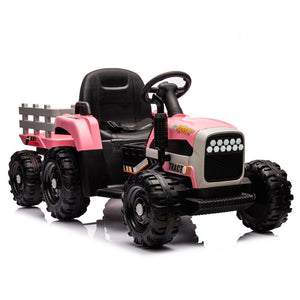 12V Ride-On Tractor with Remote Control and Bluetooth, 3-Speed Kids Toy for Ages 3-6 Trend Times 14