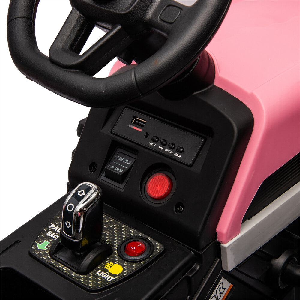 12V Ride-On Tractor with Remote Control and Bluetooth, 3-Speed Kids Toy for Ages 3-6 Trend Times 17