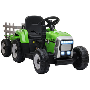 12V Kids Electric Ride-On Tractor with Trailer, 25W Dual Motors, Remote Control Trend Times Variant 0