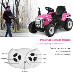 12V Electric Ride-On Tractor with Detachable Trailer for Kids and Toddlers Trend Times 14