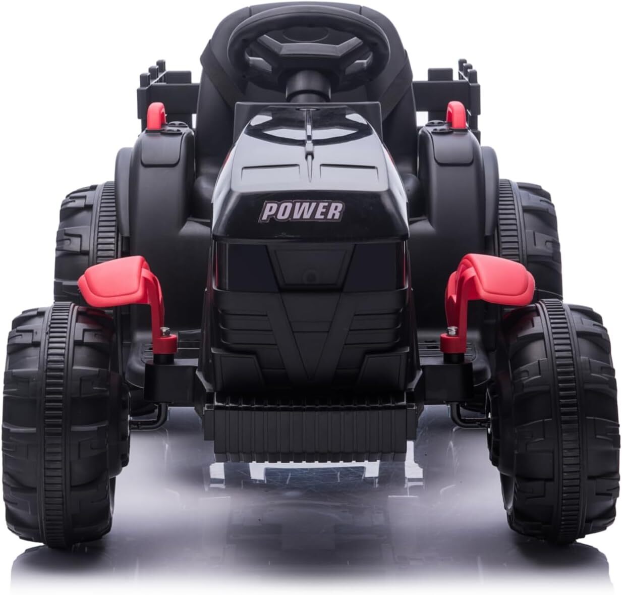 12V Electric Ride-On Tractor with Trailer for Toddlers and Kids Featuring LED Lights Trend Times 6