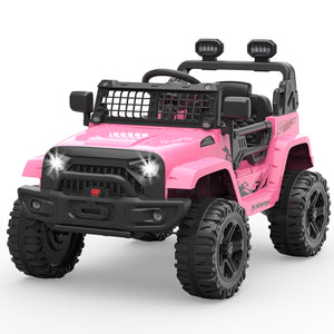 12V Electric Ride-On Truck Car with LED Lights Adjustable Speed 1-Seater Trend Times 14