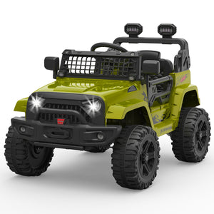 12V Electric Ride-On Truck Car with LED Lights Adjustable Speed 1-Seater Trend Times 18
