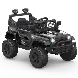 12V Electric Ride-On Truck Car with LED Lights Adjustable Speed 1-Seater Trend Times 2