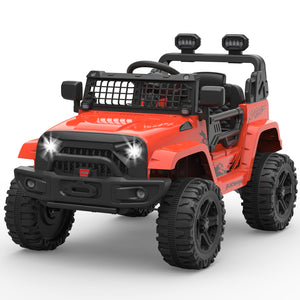 12V Electric Ride-On Truck Car with LED Lights Adjustable Speed 1-Seater Trend Times Variant 0