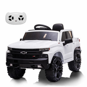 12V Licensed Chevrolet Silverado Electric Ride-On Truck with Music for Kids Trend Times 0