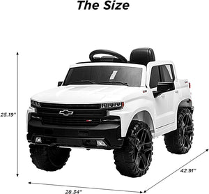 12V Licensed Chevrolet Silverado Electric Ride-On Truck for Kids Toy Vehicle Trend Times 1