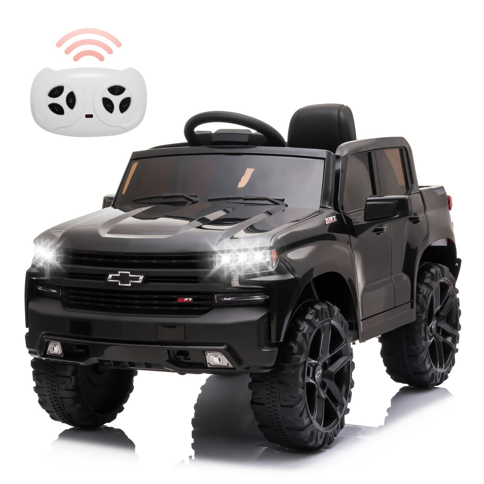 12V Licensed Chevrolet Silverado Electric Ride-On Truck for Kids Toy Vehicle Trend Times 10