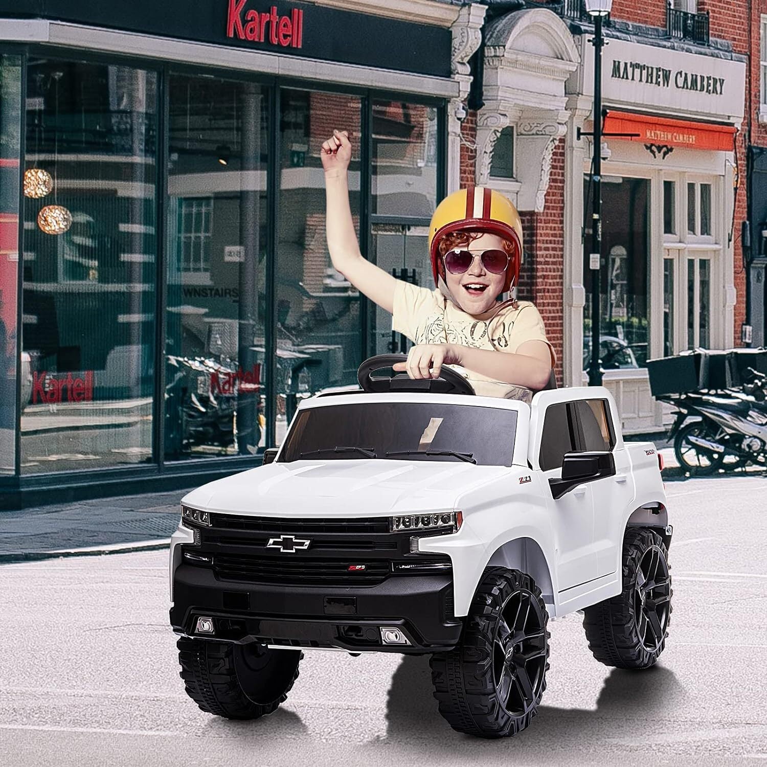 12V Licensed Chevrolet Silverado Electric Ride-On Truck for Kids Toy Vehicle Trend Times 7