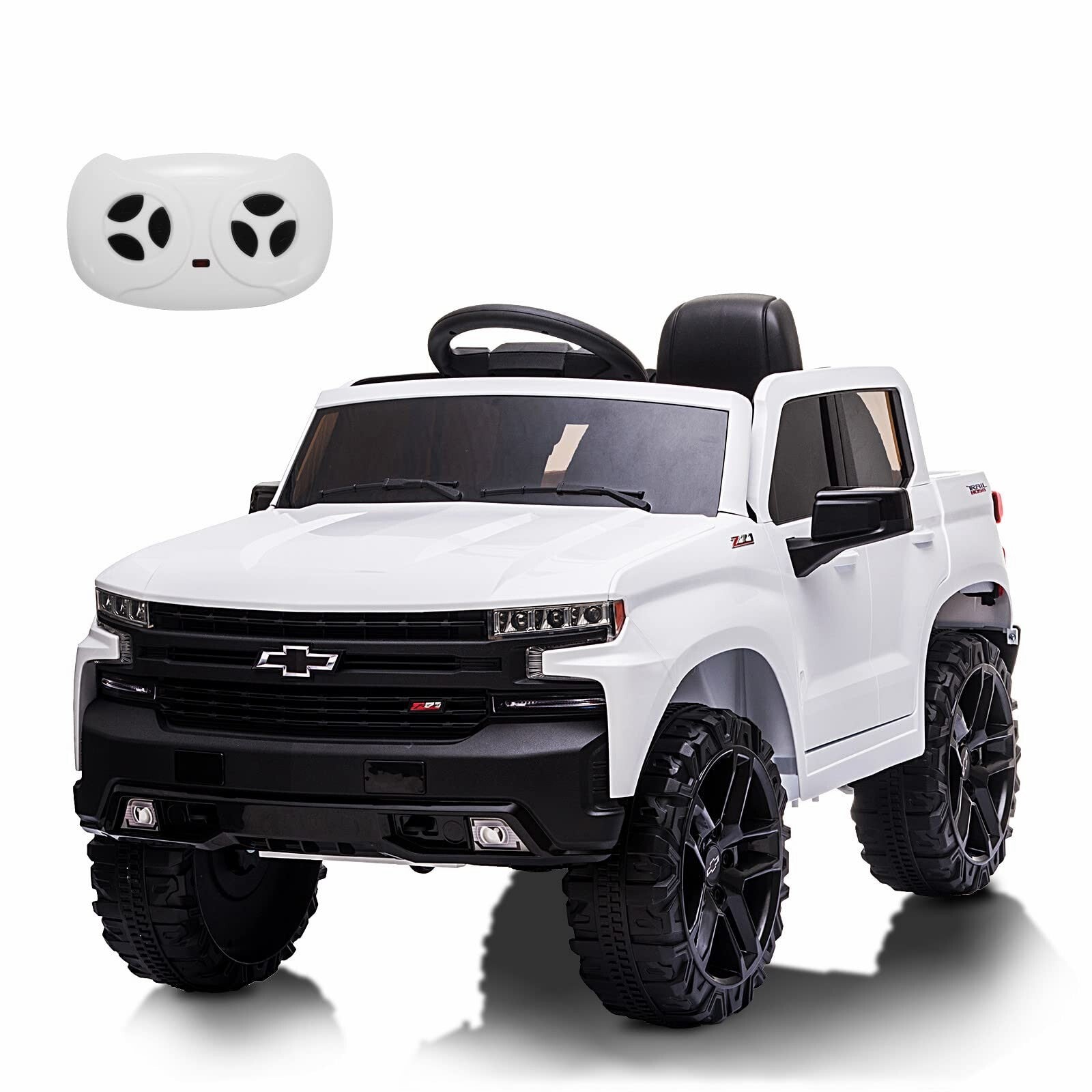 12V Licensed Chevrolet Silverado Electric Ride-On Truck for Kids Toy Vehicle Trend Times Variant 0