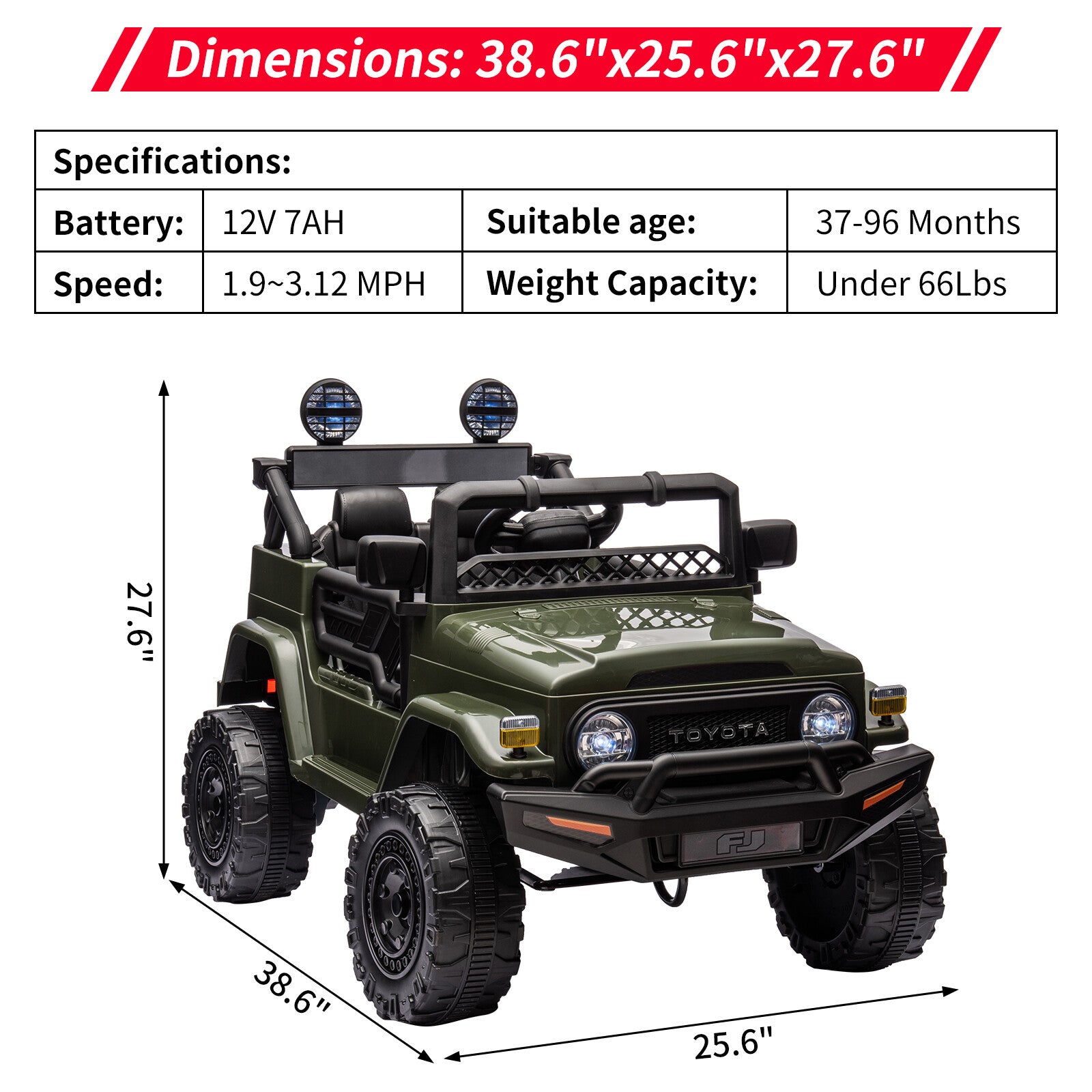 12V Battery-Powered Electric Ride-On Truck Car for Kids with Remote Control Trend Times 14