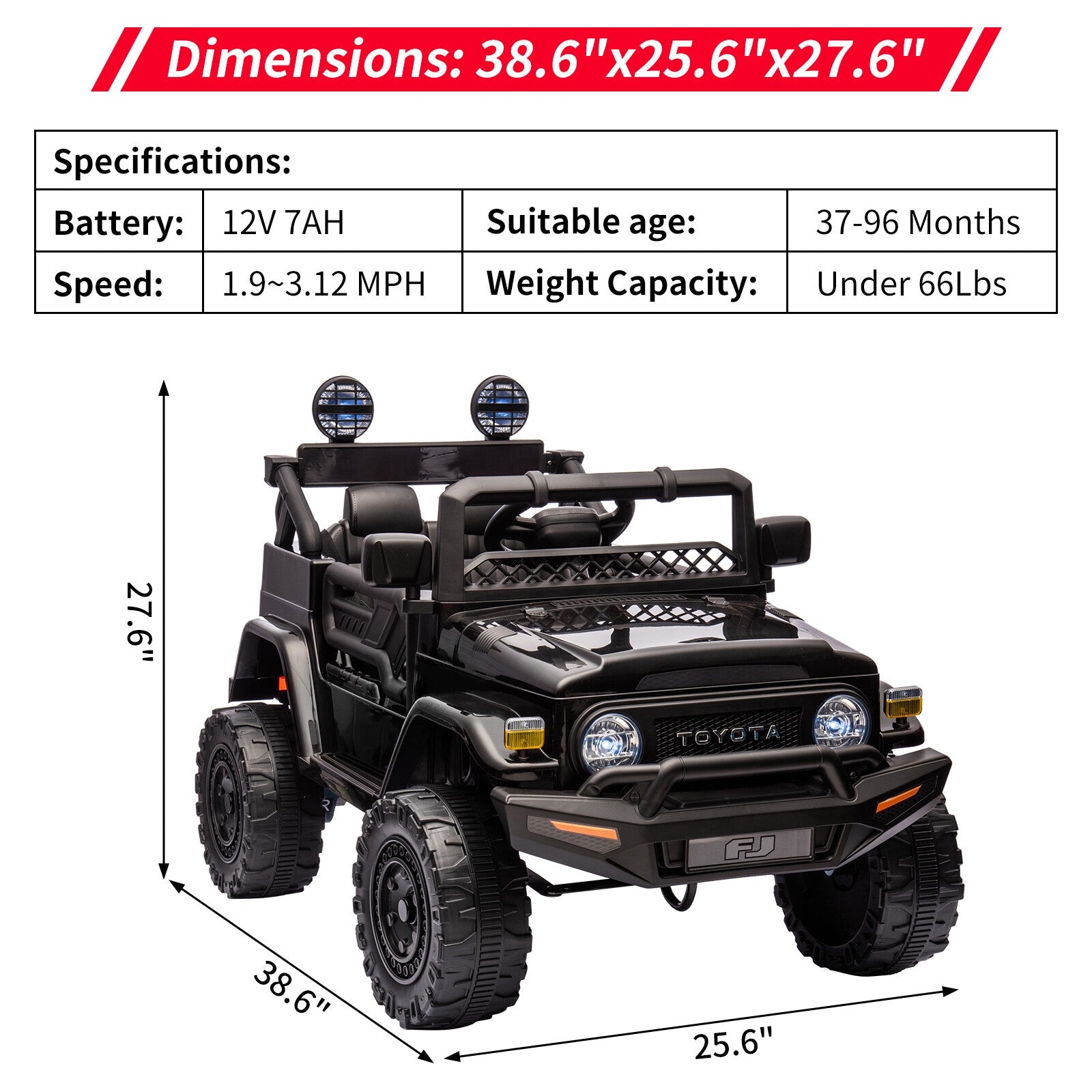 12V Battery-Powered Electric Ride-On Truck Car for Kids with Remote Control Trend Times 9