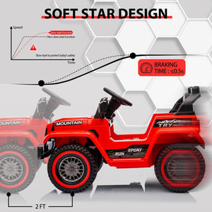 12V Electric Ride-On 4-Wheeler Truck Car for Kids with Music and 3 Speed Settings Trend Times 7