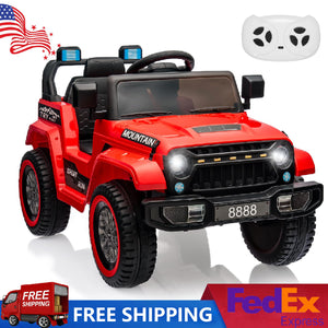 12V Electric Ride-On 4-Wheeler Truck Car for Kids with Music and 3 Speed Settings Trend Times Variant 0