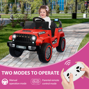 12V Kids Electric Ride-On Truck Car with Remote Control, LED Lights, and 2 Speeds Trend Times 6