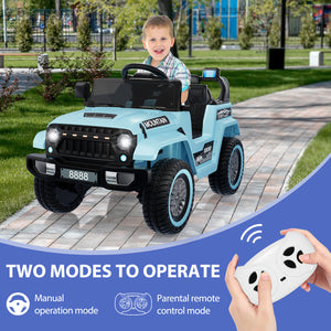 12V Kids Electric Ride-On Truck Car with Remote Control, LED Lights, and 2 Speeds Trend Times 9