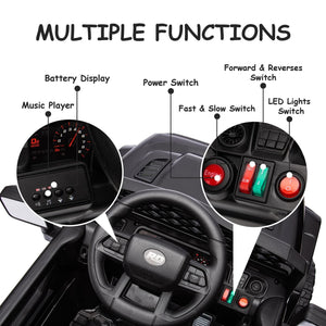 12V Kids Ride-On Truck Car with Remote Control, LED Lights, Music, and Power Wheels Trend Times 3