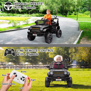12V Kids Ride-On Truck Car with Remote Control, LED Lights, Music, and Power Wheels Trend Times 5